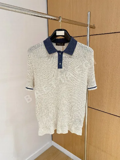로로피아나 남성 린넨 혼방 반팔 티셔츠 114446