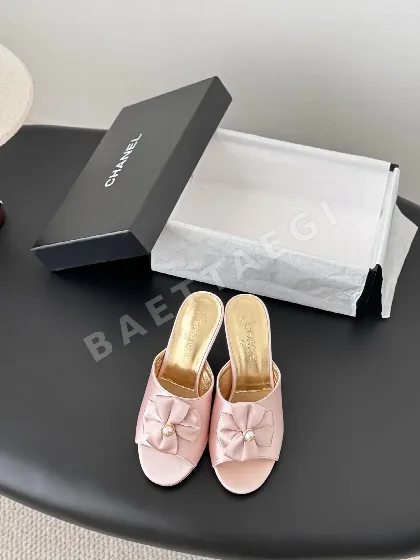 샤넬 동백꽃 샌들 151661