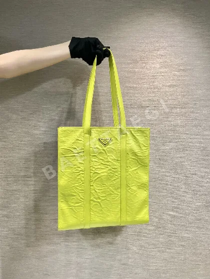 프라다 램스킨 플리츠 스몰 토트백 1BG459