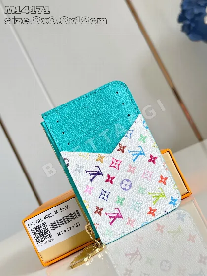 루이비통 M14171 블루 월릿 모노그램 앙프렝뜨