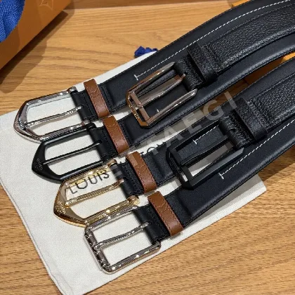 루이비통 핀 헤리티지 가죽 벨트 172707