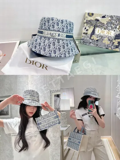 디올 모노그램 버킷햇 78642
