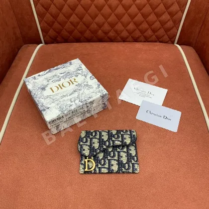 디올 새들 미니 카드홀더 지갑 190738