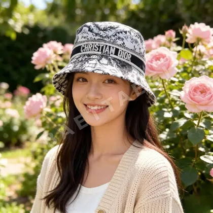 디올 미니멀 버킷햇 모자 119899