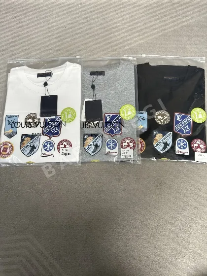루이비통 여행 패치 남여공용 반팔 티셔츠
