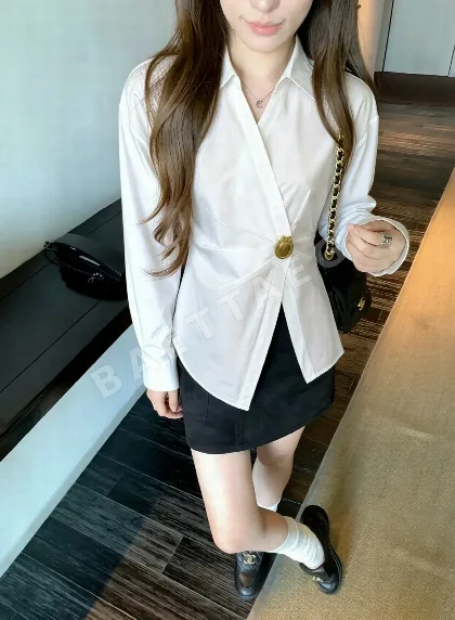 디올 탈착 링 브로치 장식 여성 자켓 202561