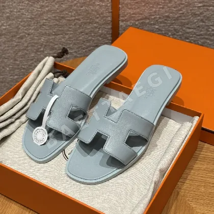 에르메스 오란 램스킨 슬리퍼 117455