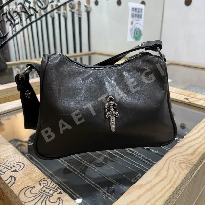 크롬하츠 미디엄 블랙 치킨너겟백 가방 107722