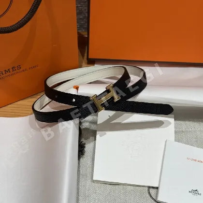 에르메스 미니 H버클 양면 가죽 벨트 176503