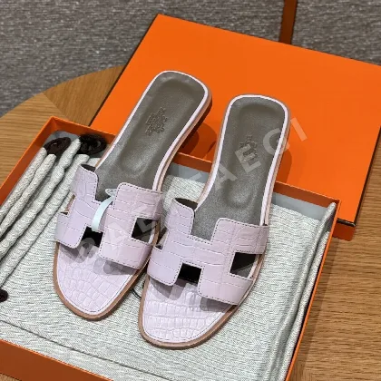 에르메스 오란 악어가죽 샌들 117508