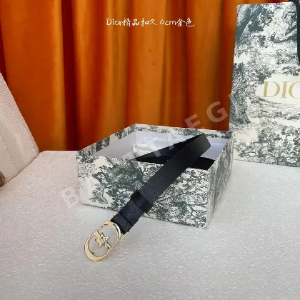 디올 오각별 진주 버클 가죽 벨트 59801