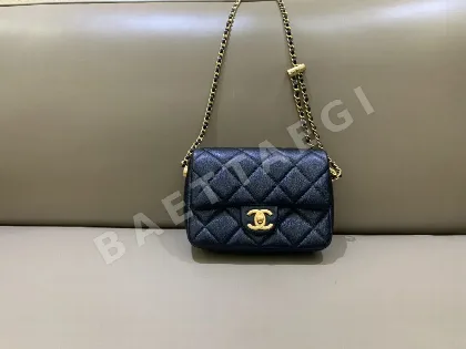 샤넬 블루블랙 가방 136183