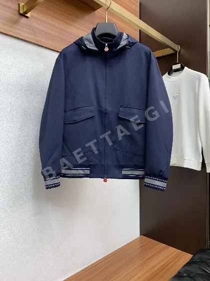 키톤 딥블루 슬림 핏 후드 자켓 88505