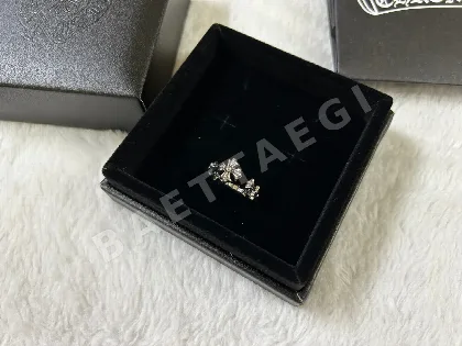 크롬하츠 피시테일 크로스 오픈 반지 63072