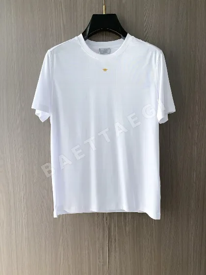 디올 크루넥 양면 코튼 반팔 티셔츠 47616