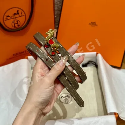 에르메스 포니 버클 가죽 벨트 175240