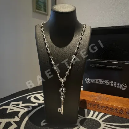 크롬하츠 크라운 키 펜던트 목걸이 125787