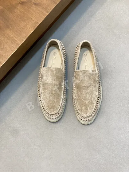 로로피아나 남성 스웨이드 슬립온 로퍼 98130