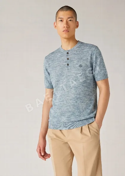 로로피아나 남성 린넨 반팔 티셔츠 114991