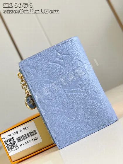 루이비통 리사 블루 모노그램 앙프렝뜨 지갑 가방 M14654