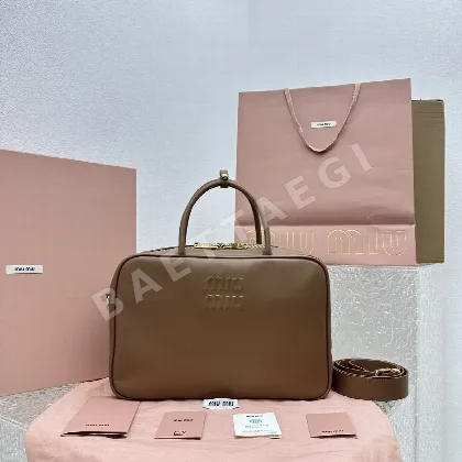미우미우 갈색 브리프케이스 숄더백 68323