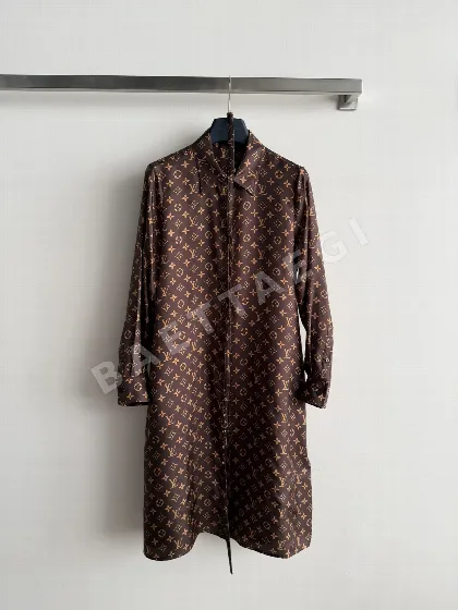 루이비통 자카드 셔츠 원피스 97129