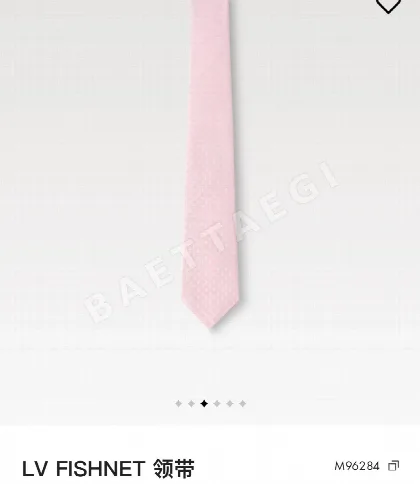 루이비통 피쉬넷 실크 넥타이 90195