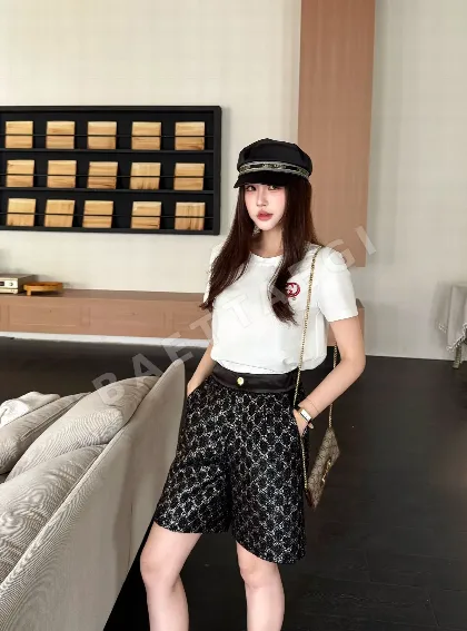 구찌 더블 G 자카드 반바지 세트 91728