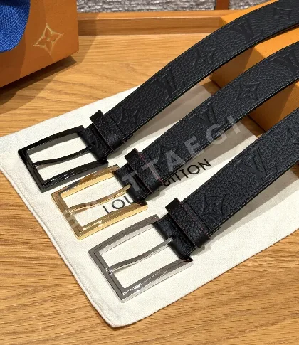 루이비통 모노그램 코팅 캔버스 남성 벨트 172947