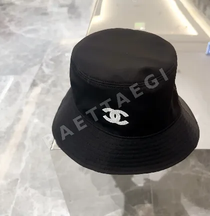 샤넬 양면 피셔맨 햇 모자 82849