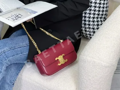 셀린느 붐 체인 레드 개선문 가방 86310