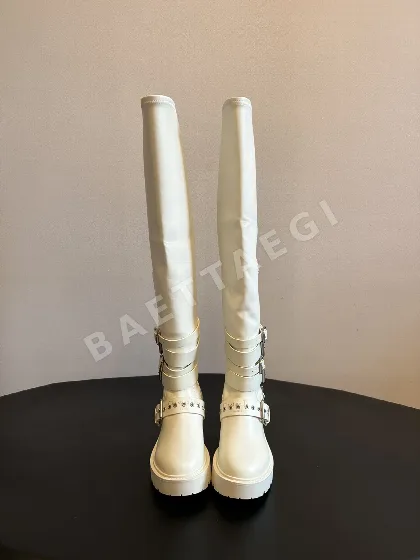 디올 펑크 모터사이클 오버니 부츠 8680