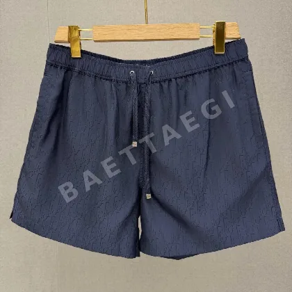 디올 디오리비에라 네이비 오블리크 남성 반바지 113731