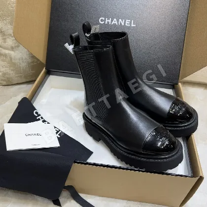 샤넬 패치워크 플랫폼 첼시 부츠 94478