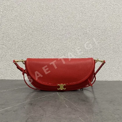 셀린느 하프문 스몰 핸드백 빨간색 103737