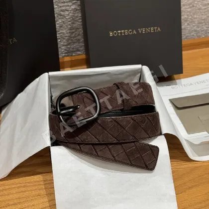보테가베네타 인트레차토 스웨이드 벨트 175054