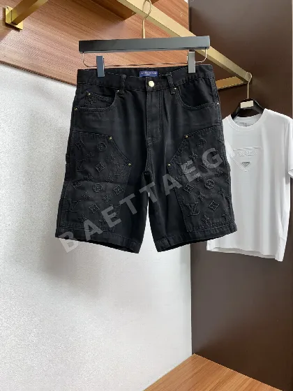 루이비통 데님 남성 반바지 68911