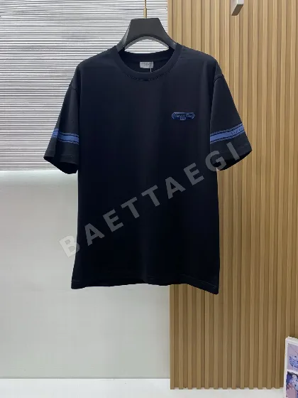 디올 코튼 크루넥 남성 반팔 티셔츠 47531