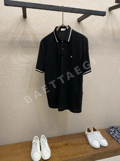 디올 남성 코튼 피케 반팔 티셔츠 103014