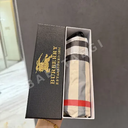 버버리 50% 접이식 전자동 양산 우산 85460