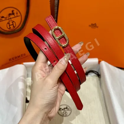 에르메스 셰느당크르 링크 금속 버클 벨트 175217