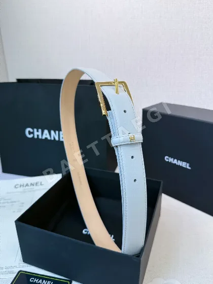 샤넬 송아지가죽 실버 벨트 58705