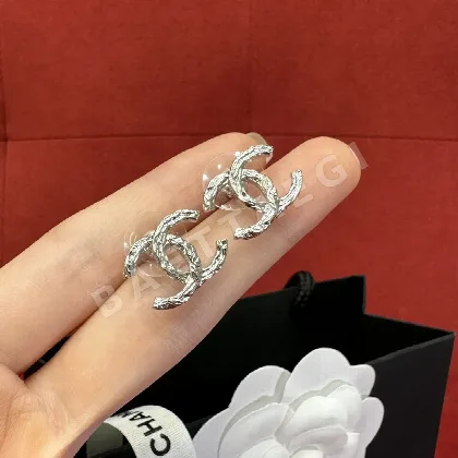 샤넬 더블 C 케이블 패턴 귀걸이 178098