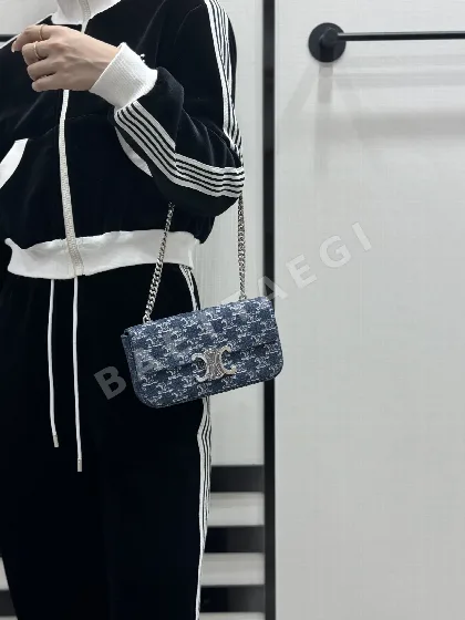 셀린느 빈돌 데님 가방 86320