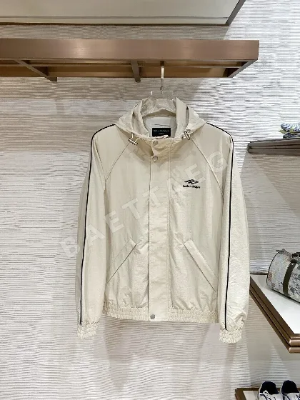 발렌시아가 남성 자켓 블랙 베이지 53170