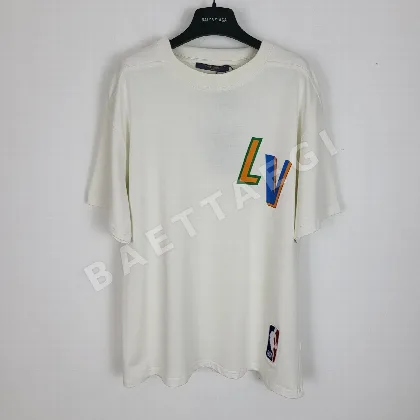 루이비통 NBA 자수 프린트 반팔 티셔츠 808