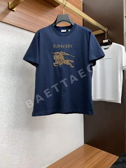 버버리 장섬유 면 소재 반팔 셔츠 P215