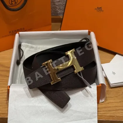 에르메스 리버시블 메탈 버클 남성용 벨트 176526