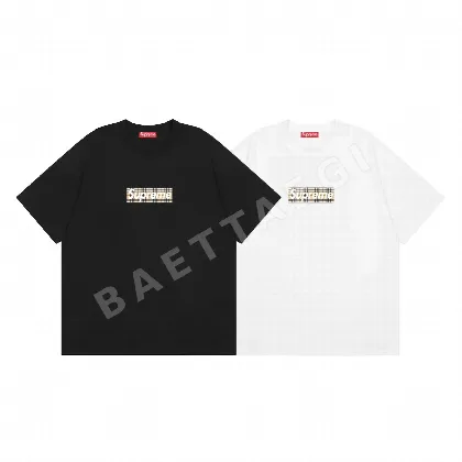 슈프림 체크 반팔 티셔츠 87917