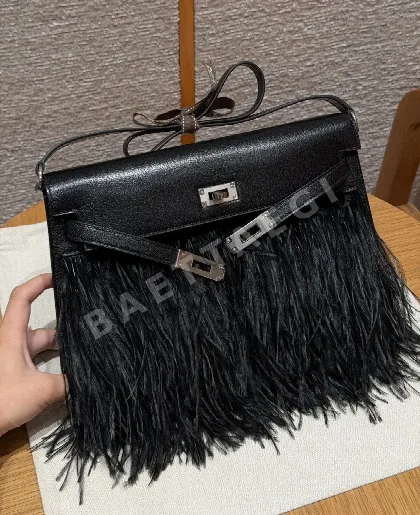에르메스 켈리 엘란 염소가죽 지갑 192189